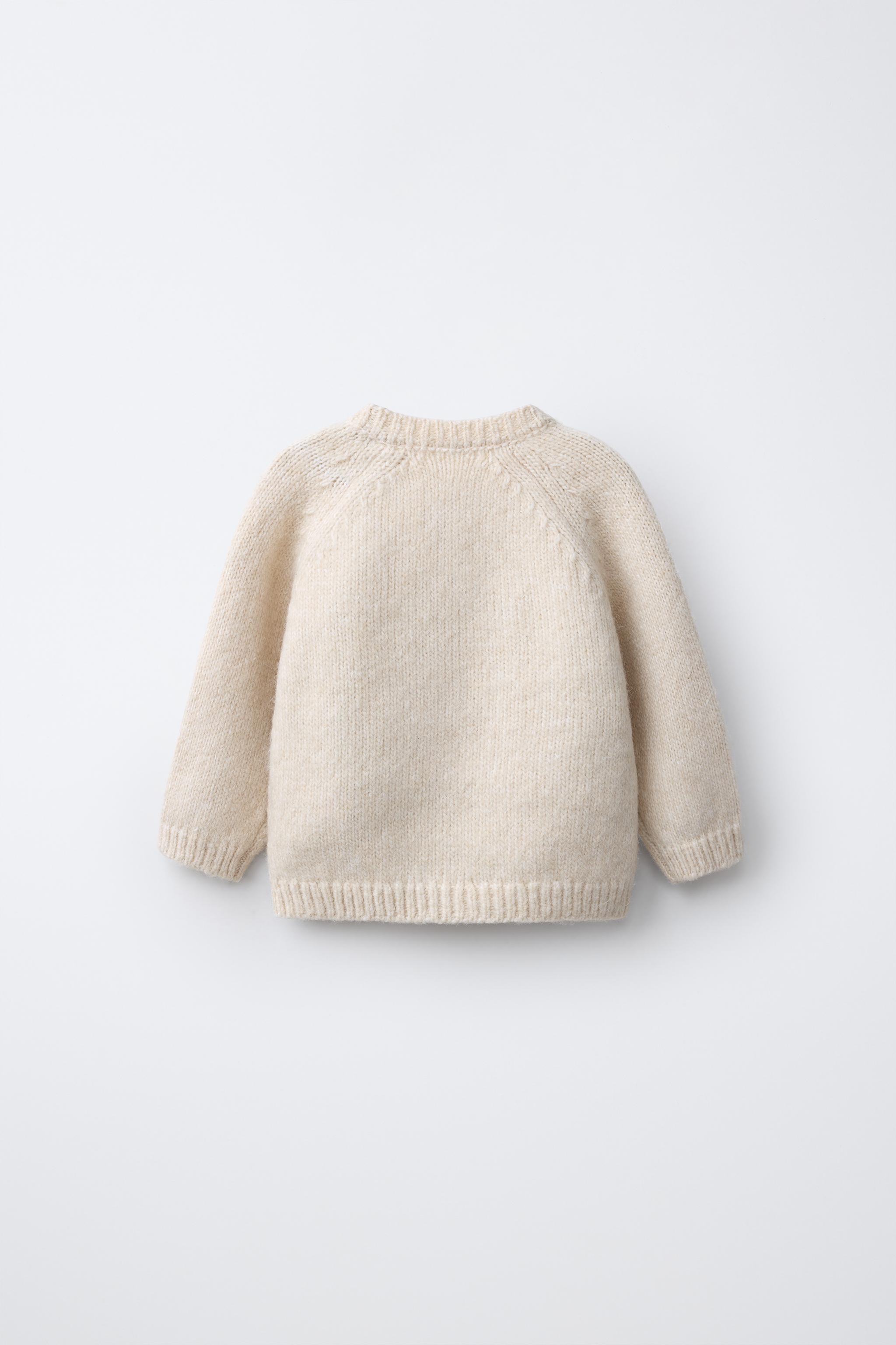 GILET EN MAILLE BRODÉ DE CHAMPIGNONS